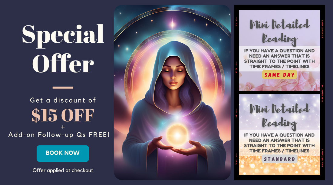 $15 Off Special Offer | Spiritual Advisor & Life Coach