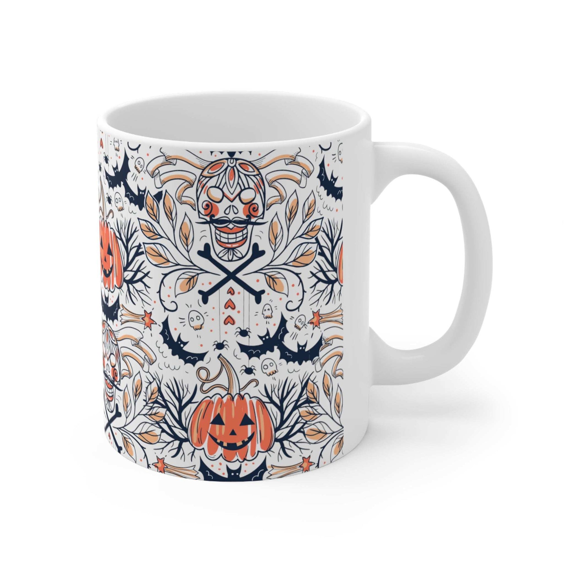 Pumpkins x Skulls Mug