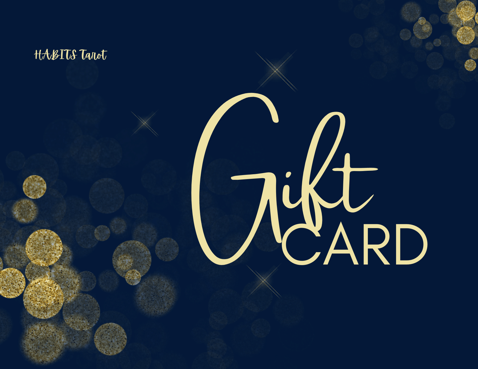 HABITS Tarot Gift Card