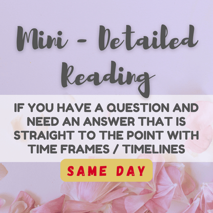 Same Day Mini Detailed Reading | HABITS Tarot