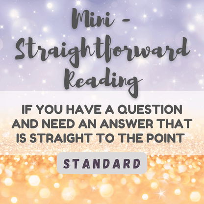 Standard Mini Straightforward Reading | HABITS Tarot