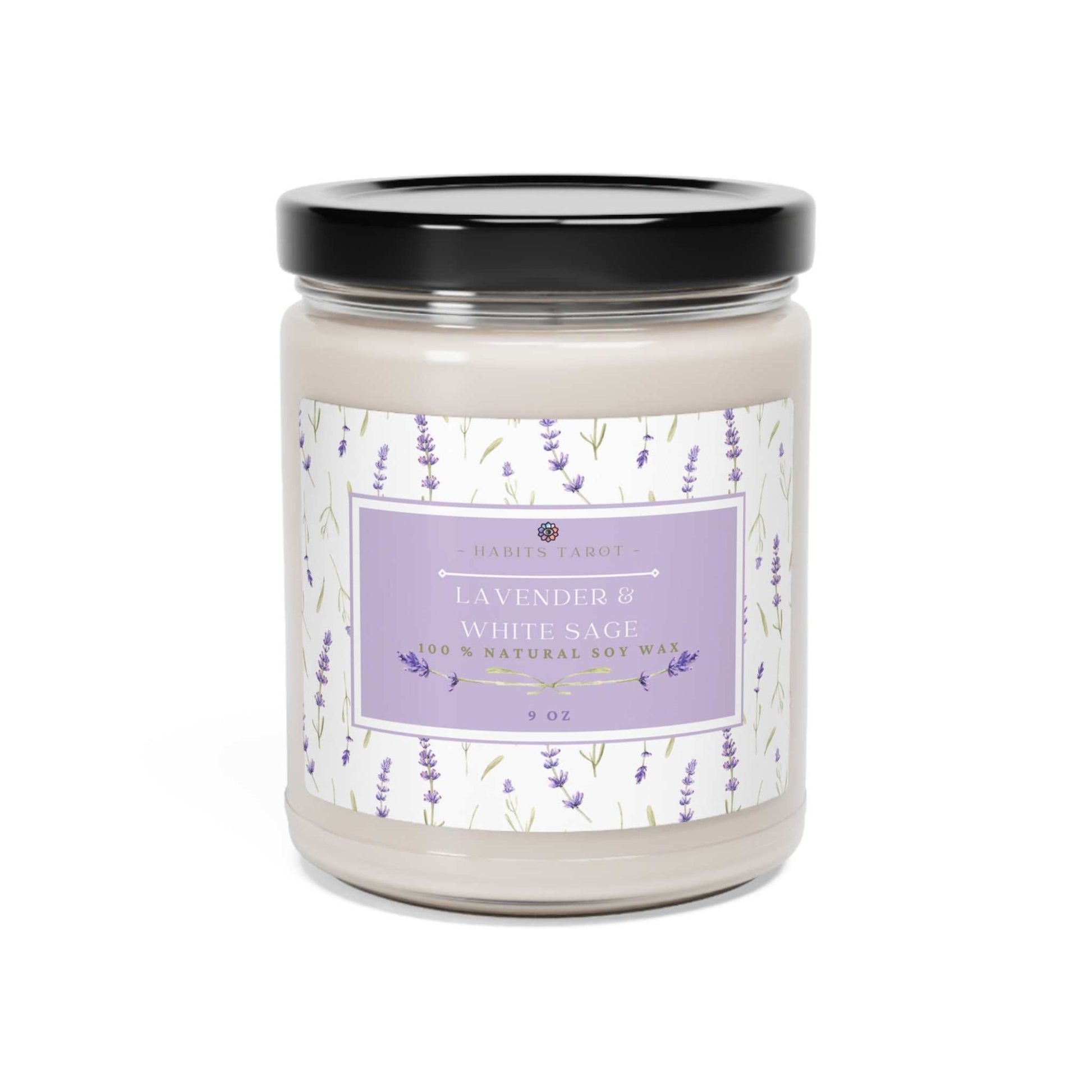 Lavender and White Sage Soy Candle