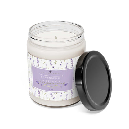 Lavender and White Sage Soy Candle