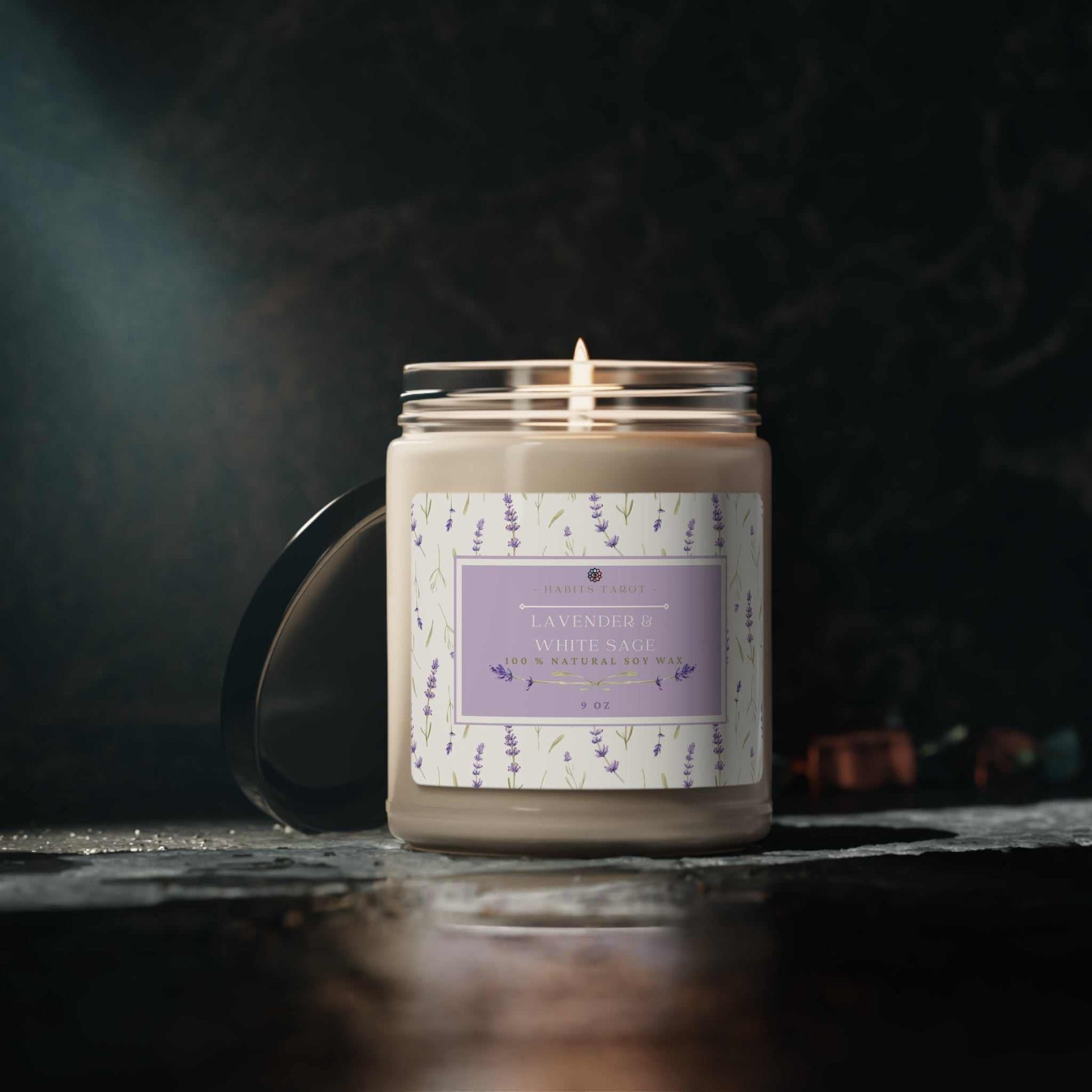 Lavender and White Sage Soy Candle